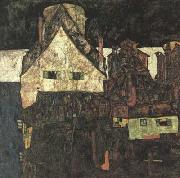 Egon Schiele, The Small City I (Dead City VI) (mk12)